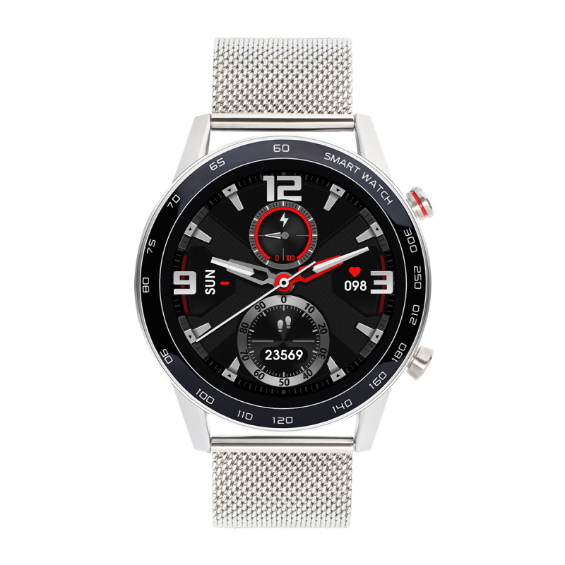 Watchmark Smartwatch WDT95 Maglia argento