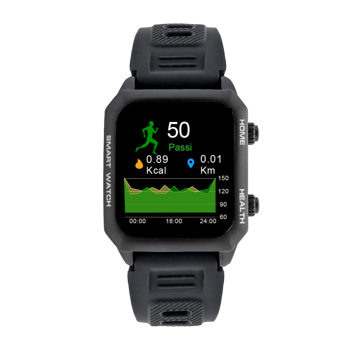 smartwatch z licznikiem kroków i kalorii